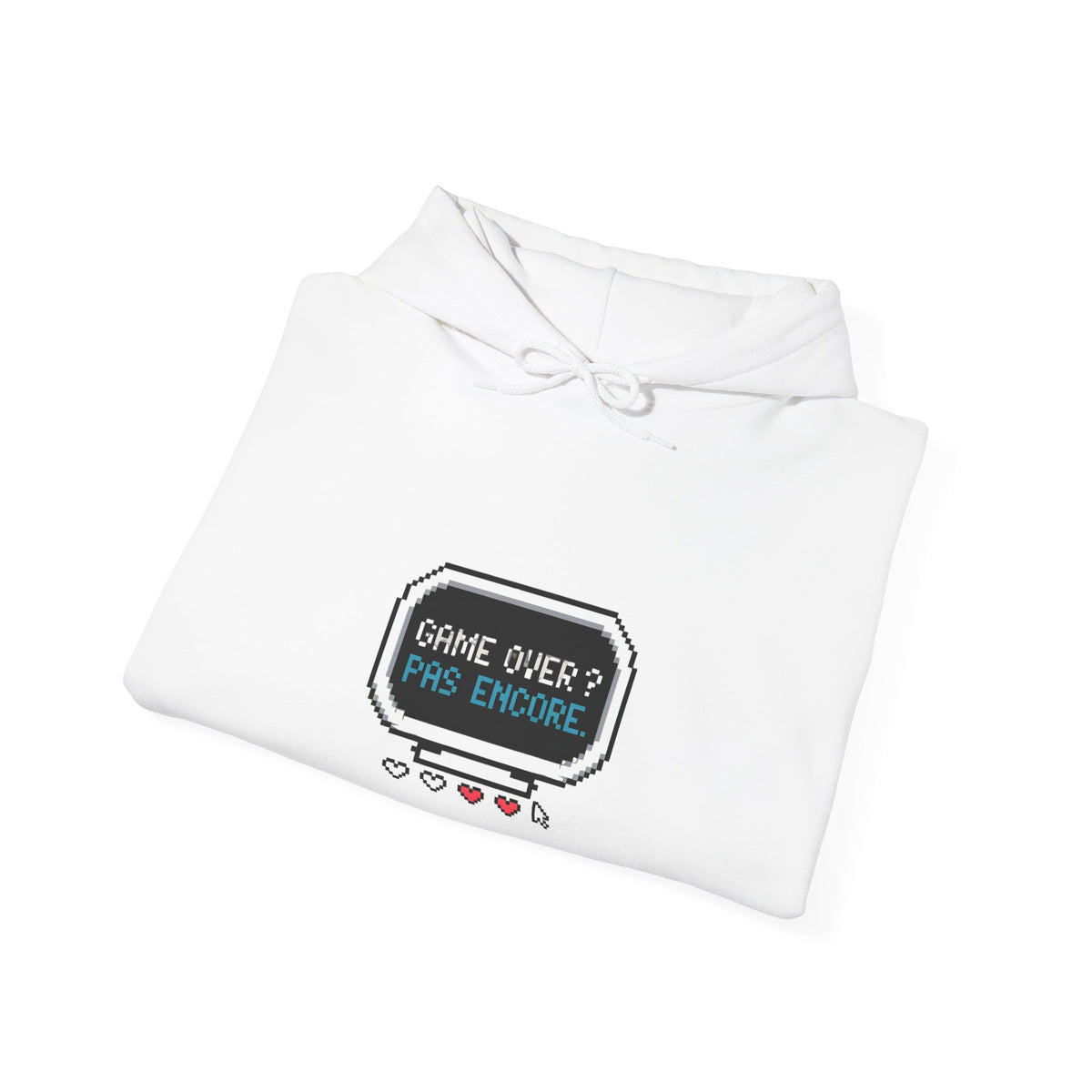 Hoodie « Game Over ? Pas encore. »