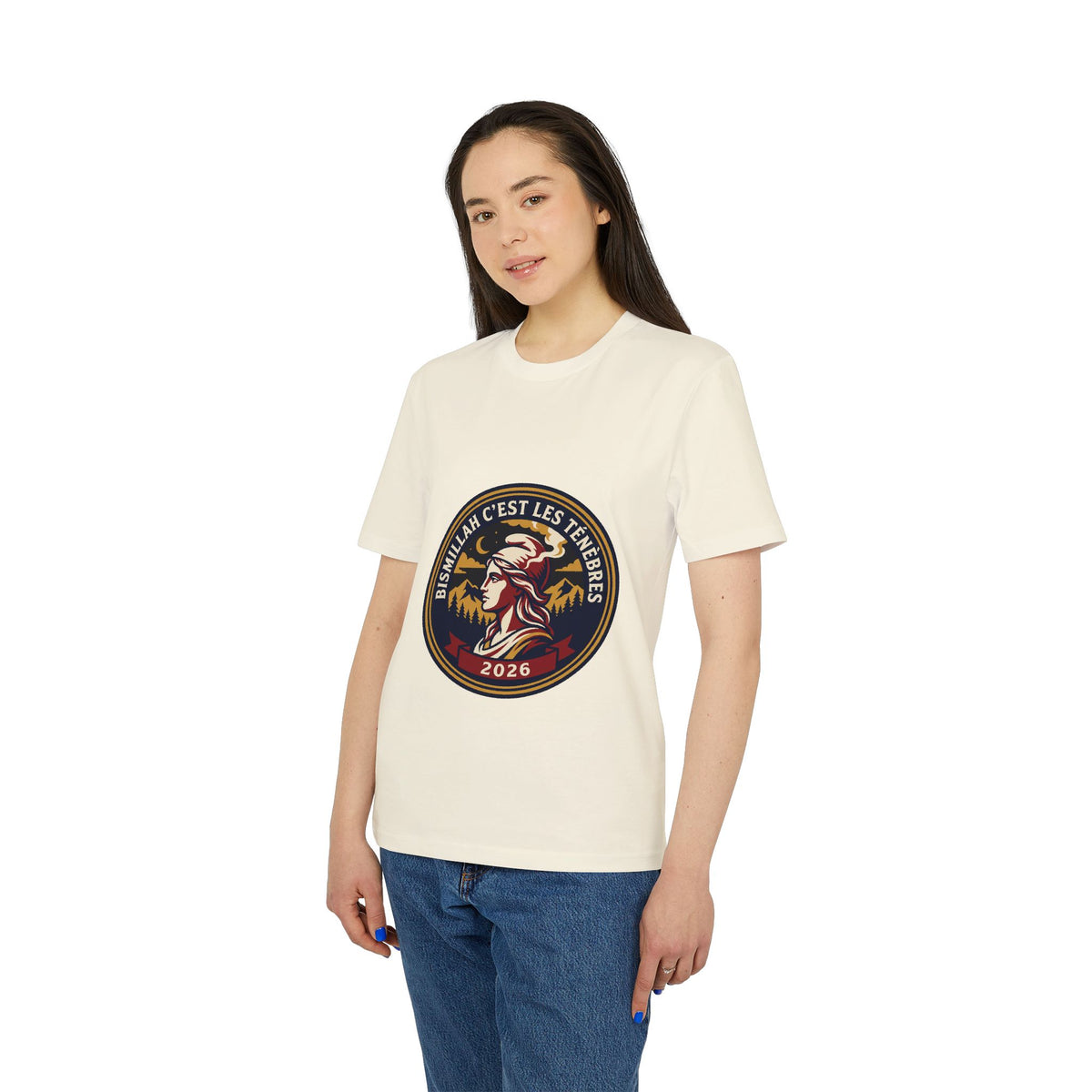 T-shirt « Bismillah c'est les ténèbres – Écusson Marianne 2026 »