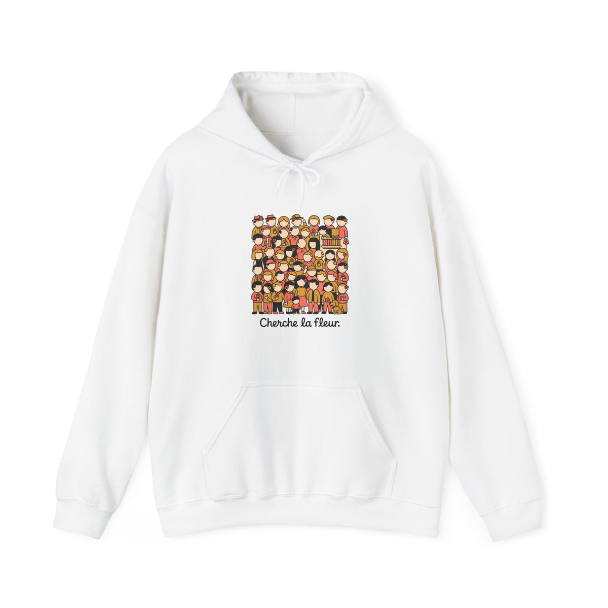 Hoodie « Cherche la fleur »
