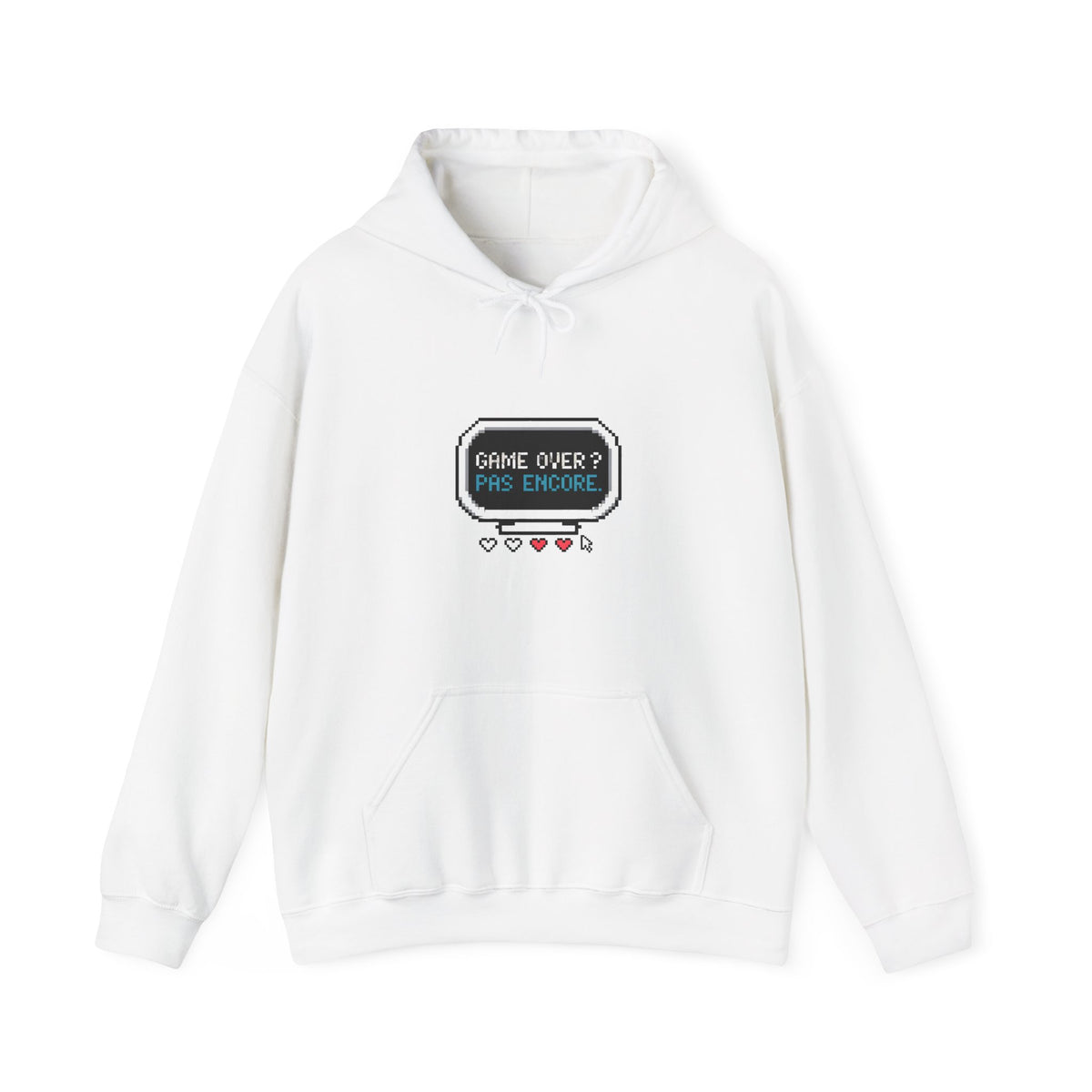 Hoodie « Game Over ? Pas encore. »