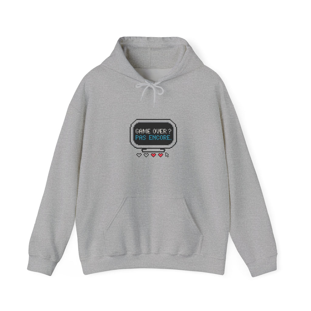 Hoodie « Game Over ? Pas encore. »