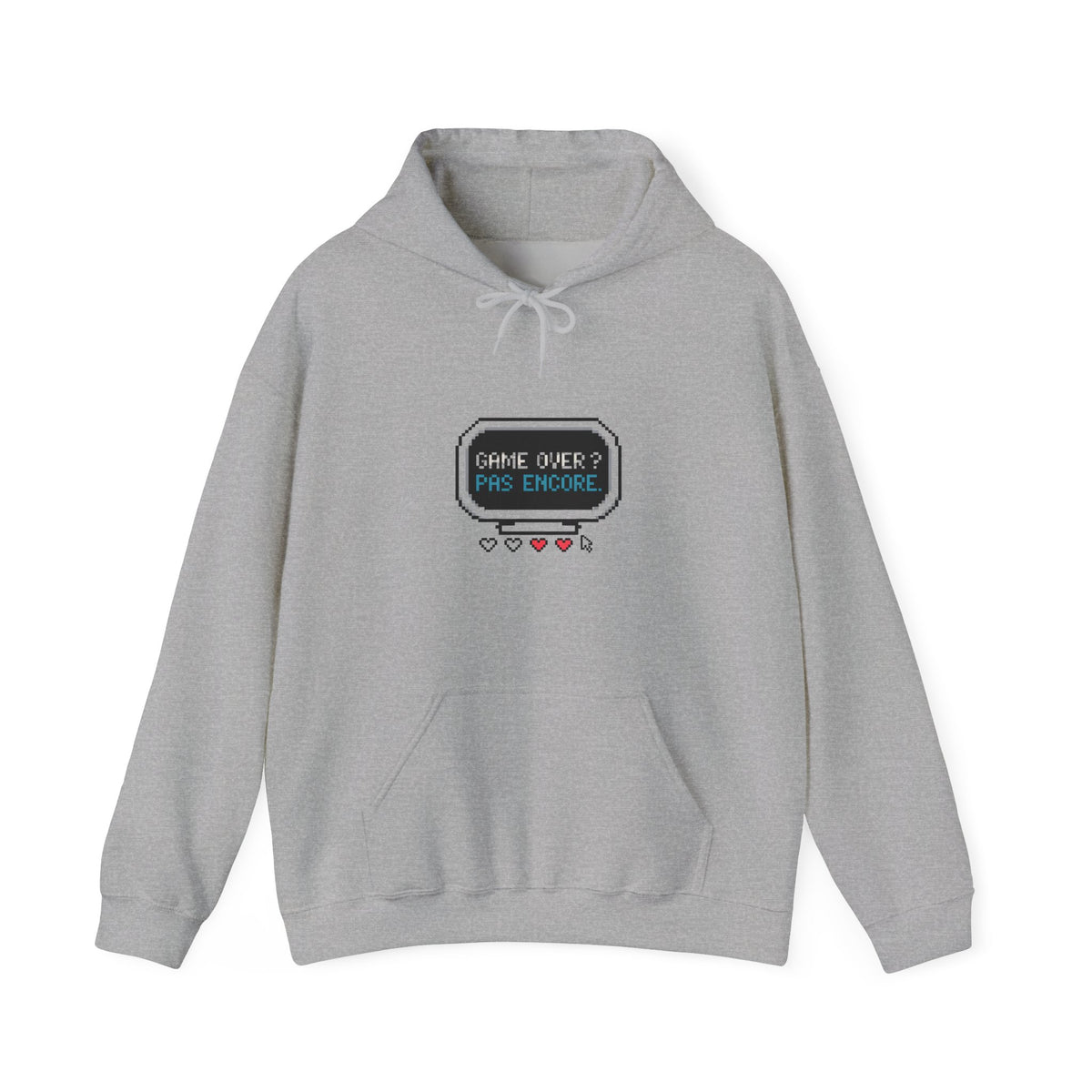 Hoodie « Game Over ? Pas encore. »