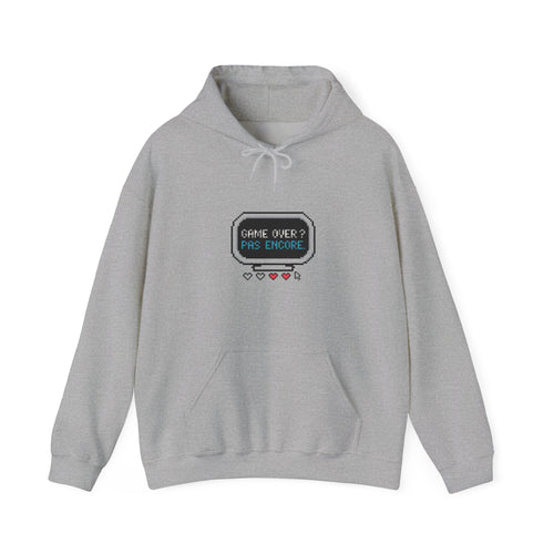 Hoodie « Game Over ? Pas encore. »