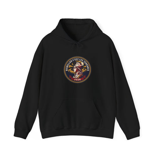 Hoodie « Bismillah c'est les ténèbres – Écusson Marianne 2026 »